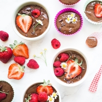 Protein Packed Chocolate Pudding  (with Keto and Paleo options)